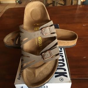 Birkenstock Granada Mocha Size 39 Narrow fit